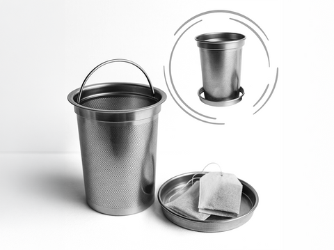 Paslanmaz Çelik Çay Filtresi – Demlik Süzgeç 9cm Gıda Temasına Uygun